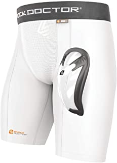 Photo 1 of Shock Doctor Adult Compression Short with Bio-Flex Protective Cup, Baseball, Hockey, Softball, Lacrosse, Football, and Soccer M
