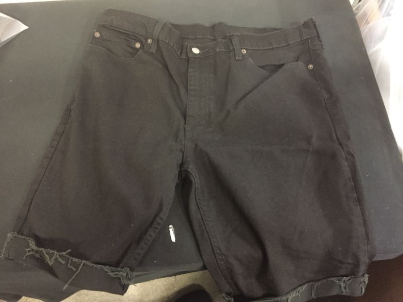 Photo 1 of Levi's Men's Slim Jean Shorts 38 (black)
