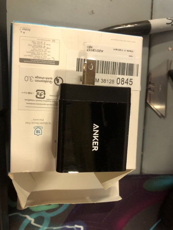 Photo 2 of Quick Charge 3.0, Anker 18W 3Amp USB Wall Charger (Quick Charge 2.0 Compatible) 