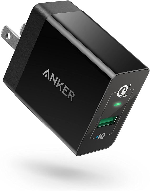 Photo 1 of Quick Charge 3.0, Anker 18W 3Amp USB Wall Charger (Quick Charge 2.0 Compatible) 