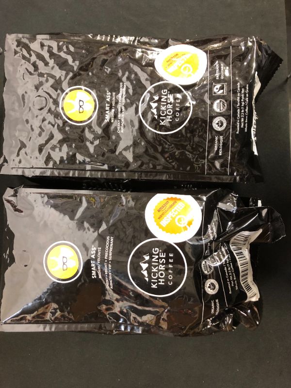 Photo 1 of 2 pack of Kicking Horse Coffee, Medium Roast, Whole Bean, 2.2 Pound - Certified