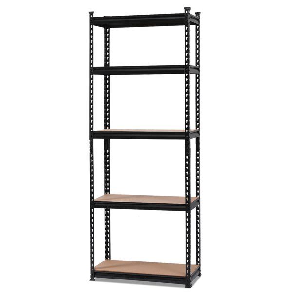 Photo 1 of 5 Tier Storage Rack, 71" Adjustable Metal Storage Shelves Heavy Duty Storage Shelving Unit, Utility Garage Shelving 28"×12"×71" Shelves for Garage Storage, Warehouse