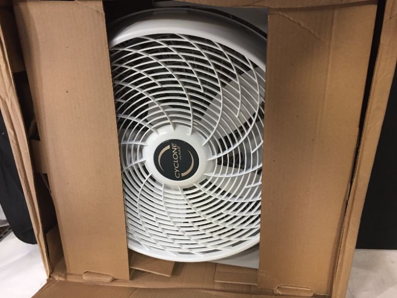 Photo 2 of Lasko 3520 20 Inch 3-Speed Cyclone Air Circulator Floor Fan, White 20