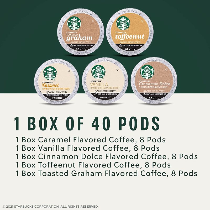 View 1 of 2pack 80ct Starbucks Peppermint Mocha Caffe Latte Flavored Medium Roast Coffee Single-Cup Coffee for Keurig Brewers expireD 12 NOVEMBER 2021