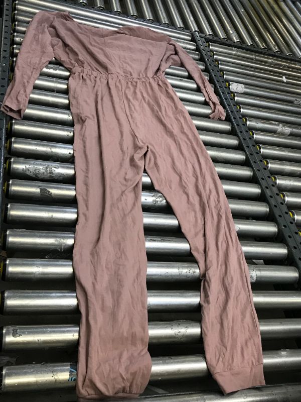 Photo 1 of DARK PINK ROMPER LONG SLEEVE