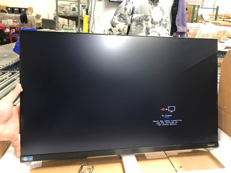 Photo 1 of Samsung FT45 Series 27-Inch FHD 1080p Computer Monitor, 75Hz, IPS Panel, HDMI, USB Hub, Height Adjustable Stand, 3 Yr WRNTY (LF27T450FQNXGO)
