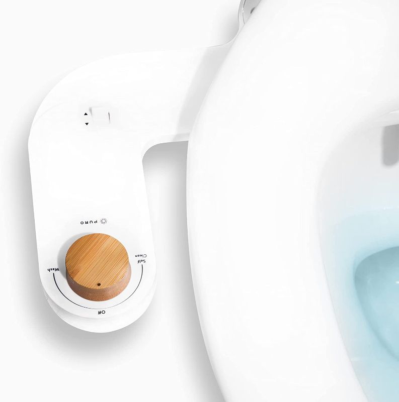 Photo 1 of BioBidet Attachment For Toilet - Adjustable Water Pressure and Angle Control - Fresh Water - Bidet Attachment for Your Toilet Seat - Easy 10 Min Install