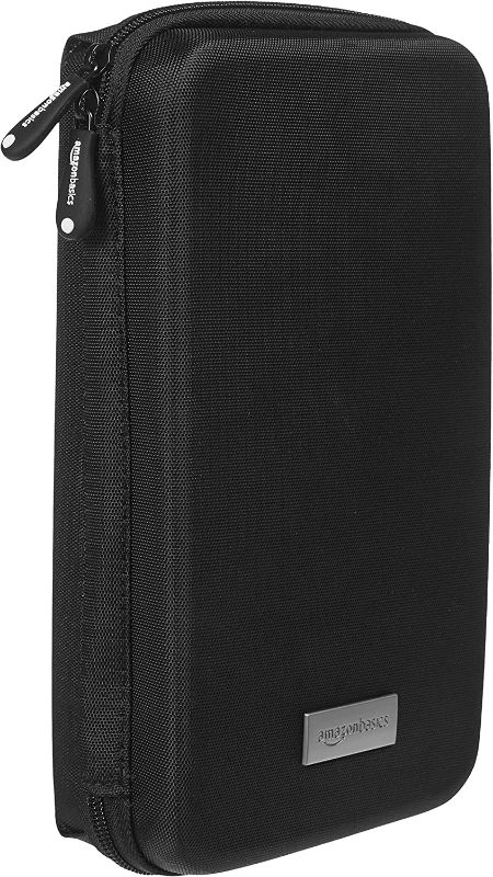 Photo 1 of Amazon Basics Universal Travel Case Organizer for Small Electronics and Accessories, Black