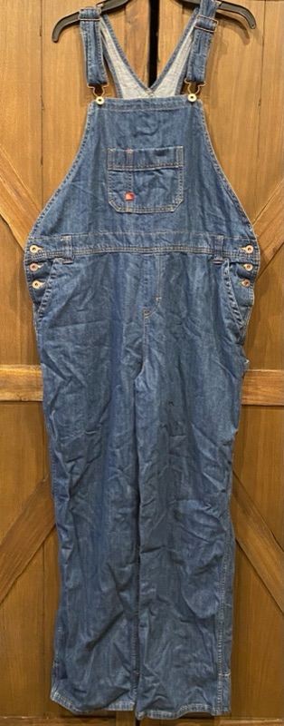 Photo 1 of Dickies Women's Boyfriend Bib Overall (XL-Retro Stonewash)