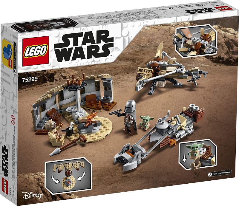 Photo 1 of LEGO Star Wars: The Mandalorian Trouble on Tatooine 75299 Awesome Toy Building Kit for Kids Featuring The Child, New 2021 (277 Pieces)