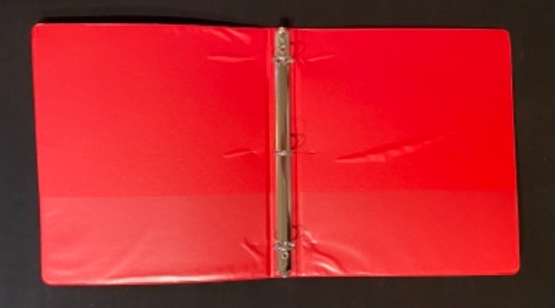 Photo 2 of Samsill 1" (200 sheets) Value Binder (RED)