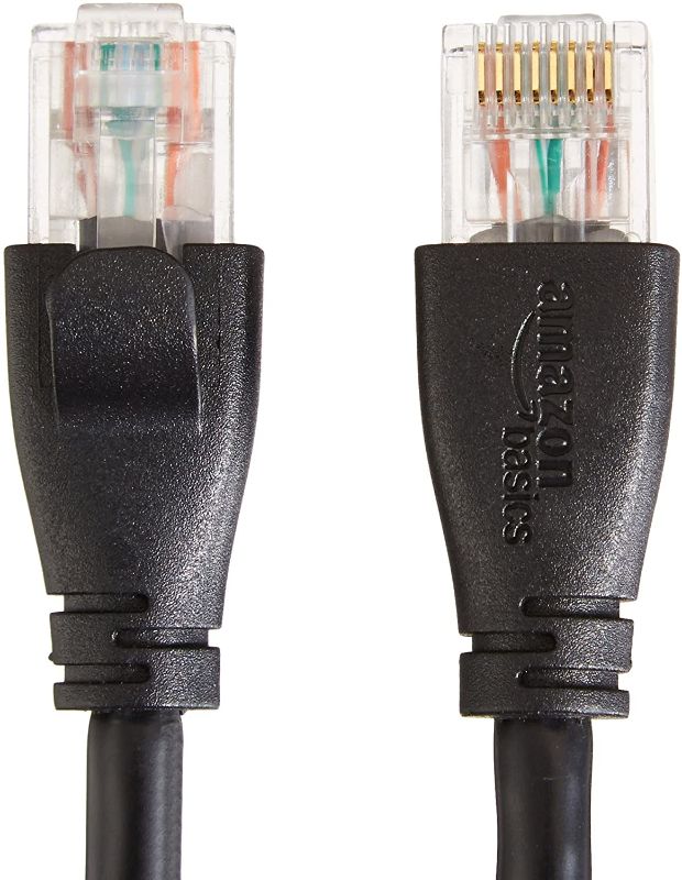 Photo 1 of Amazon Basics RJ45 Cat-6 Ethernet Patch Internet Cable - 3 Feet (0.9 Meters)