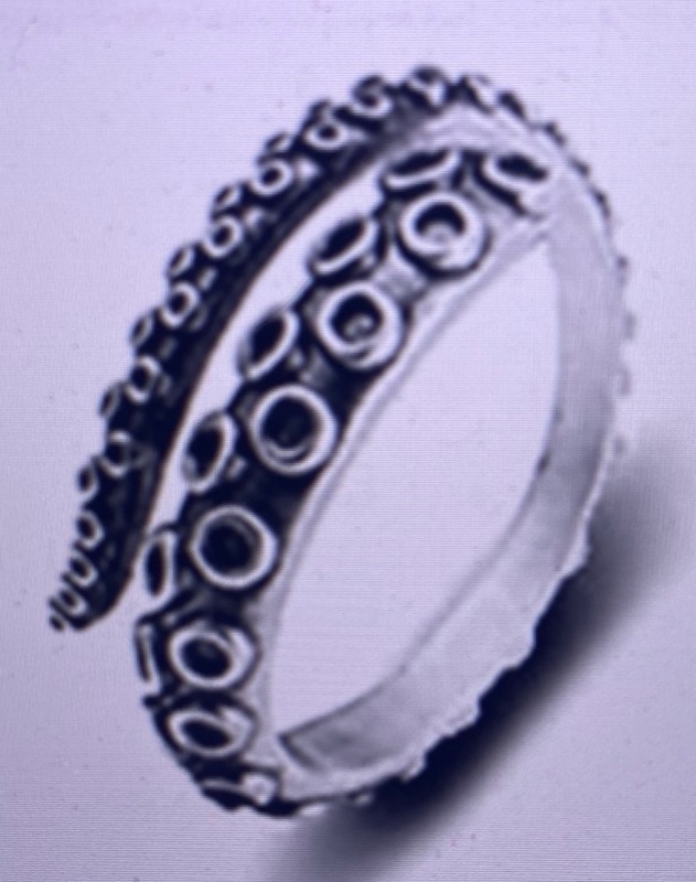 Photo 1 of Adjustable Ring for Women Men Girls Punk Gothic  Ring Jewelry 