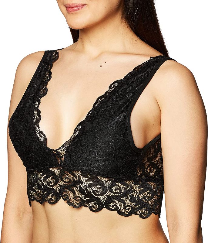 Photo 1 of Smart & Sexy Women's Signature Lace Deep V Bralette-Size S/M