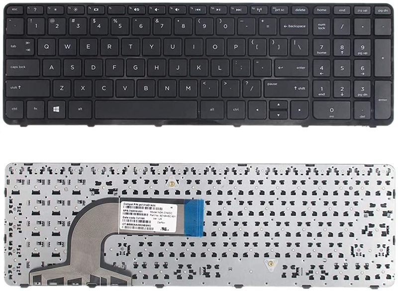 Photo 1 of TLBTEK Replacement Keyboard with Frame Compatib HP Pavilio 15-d 15-f 15-g 15-r 15-e 15-f387wm 15-d035dx 15-f233wm 15-f272wm 15-f010wm 15-n290nr 15-e 15-f222wm 15-f271wm US Layout