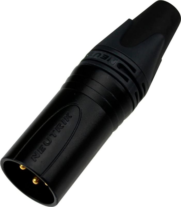 Photo 1 of Male Cable Connector with Black Housing and Gold Contacts-Rapcohorizon-(2Pk)