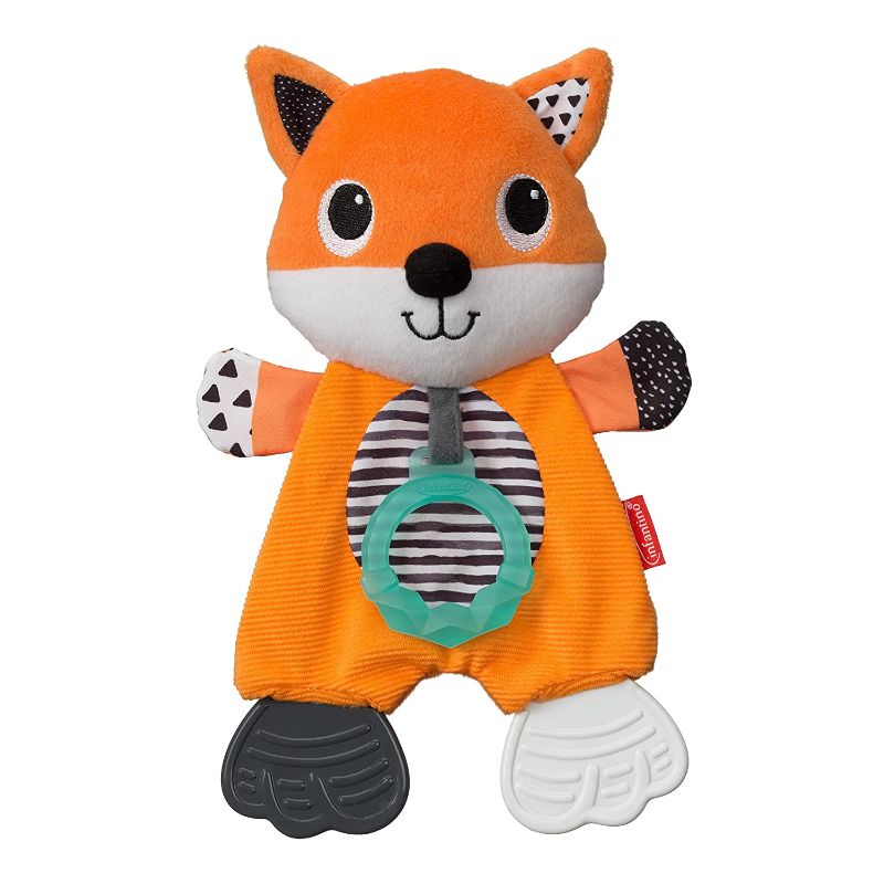 Photo 1 of Infantino Cuddly Teether, Fox, 5.25 x 2 x 11 Inch (Pack of 1)
