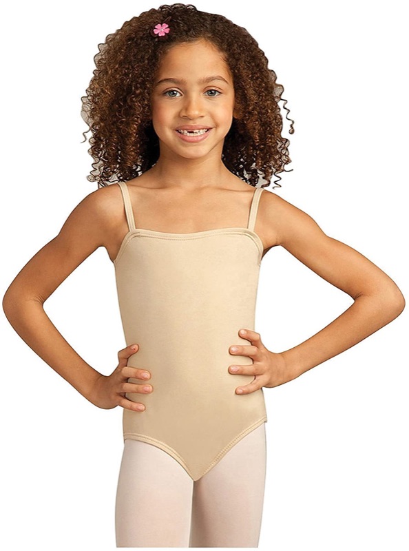 Photo 1 of Capezio girls Team Basic Camisole Leotard-Nude-Size S