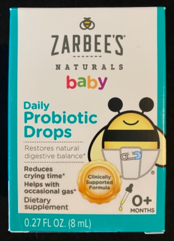 Photo 1 of Zarbee's Naturals Baby Daily Probiotic Drops, 0.27 Ounces