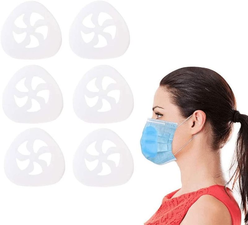 Photo 1 of 3D Inner Support Bracket - Silicone Mask Inner Support Frame - Mouth Support Internal - Support Holder Frame Nose Breathing Smoothly-Bracket for Comfortable Wearing(6PCS)