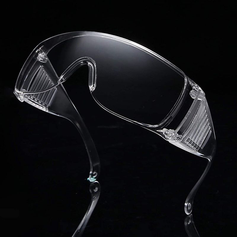 Photo 1 of Bevi Goggle Safety Glasses Anti-Fog Protective Safety Eye Shield for Droplet Infection Chemistry Construction Sites Daily Entertainment Protective Eyewear