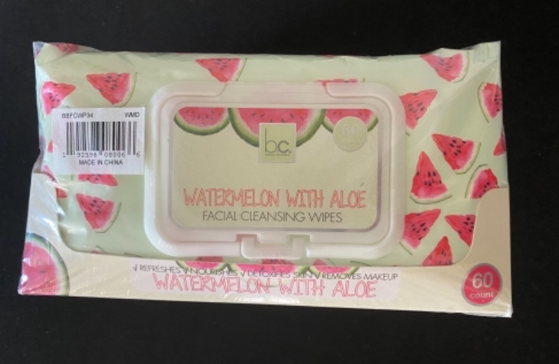 Photo 1 of Beauty Concepts - 2 Pack (60 Count Each) Watermelon Detoxifying Facial Cleansing Wipes