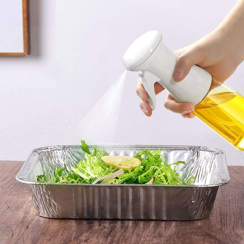 Photo 1 of AriTan Olive Oil Sprayer Dispenser for Cooking (200ML), Plastic Bottle with Bottle Brush and oil Funnel for BBQ, Making Salad, Cooking, Baking, Roasting, Grilling