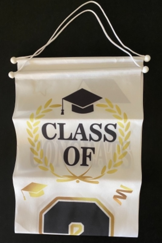 Photo 1 of Class of 2021 / Congrats Grad Hanging Banner Outdoor Indoor