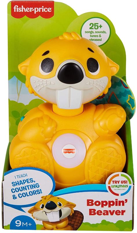 Photo 1 of Fisher-Price Linkimals Boppin’ Beaver, Light-up Musical Activity Toy for Baby