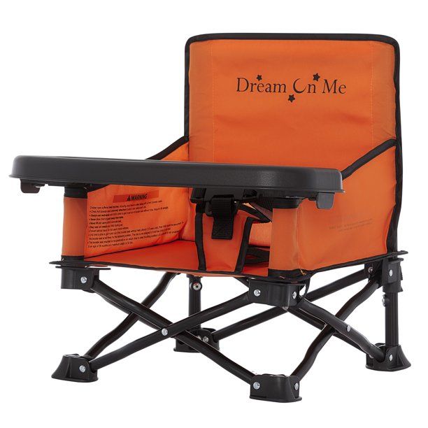 Photo 1 of Dream On Me Sit 'N Play Portable Booster Seat in Orange (Model 301-O)