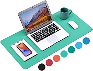 Photo 1 of Non-Slip Desk Pad (31.5 x 15.7"), Waterproof Mouse Pad, PU Leather Desk Mat, Office Desk Cover Protector, Desk Writing Mat 