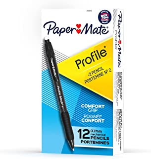 Photo 1 of Paper Mate Profile Mech Mechanical Pencil Set, 0.7mm #2 Pencil Lead, Great for Home, School, Office Use, Assorted Barrel Colors 2 PACKS 