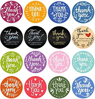 Photo 1 of 2000 Pcs Thank You Stickers Roll(1inch), Thank You Stickers Small Business Supplies Round Labels, Envelope Seals Thank You for Supporting My Small Business Sticker for Packaging