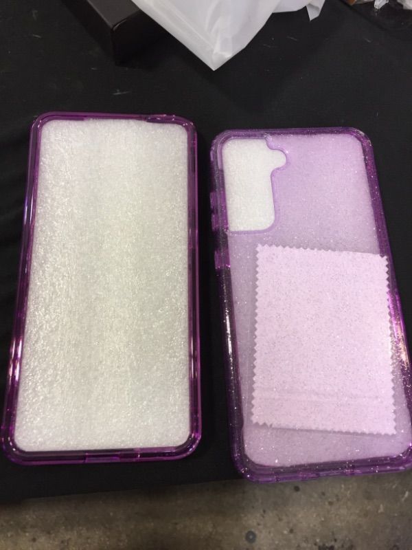 Photo 1 of 4 PACK PURPLE GLITTER CASE FOR SAMSUNG GALAXY S21 FE 