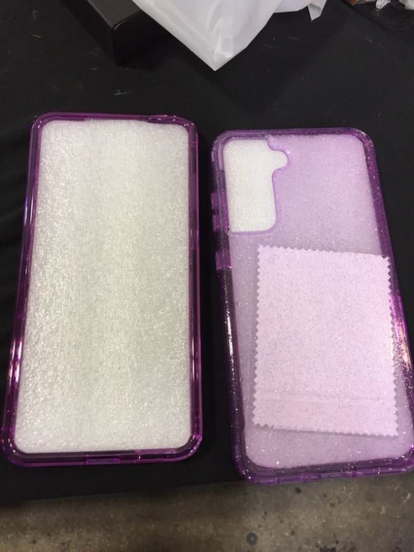 Photo 1 of  PURPLE GLITTER CASE FOR SAMSUNG GALAXY S21 FE 