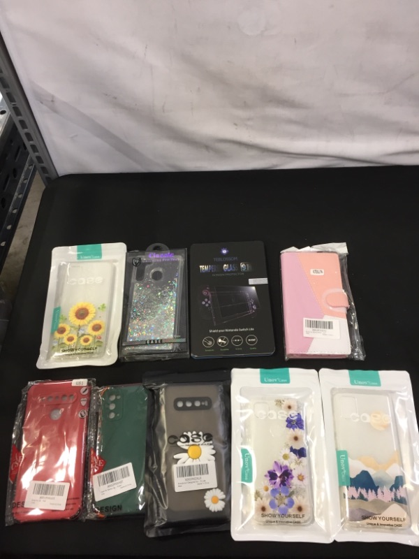 Photo 1 of VARIOUS PHONE CASES 