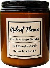 Photo 1 of ARDENT FLAME CANDLES PEACH MANGO GELATO