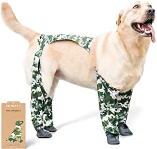 Photo 1 of PETRACY Dog Leggings, Waterproof Dog Socks Dog Shoes Dog Boots Paw Protector All in One with Rugged Anti-Slip Soft Sole Outdoor Pet Snow Booties m size 2.36"l x 1.85" w 