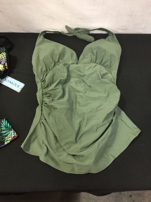 Photo 1 of GREEN LARGE 1 PIECE SWIM SUIT 