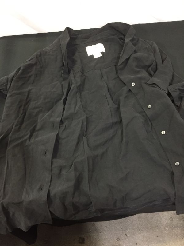 Photo 1 of LARGE BLACK BUTTON UP