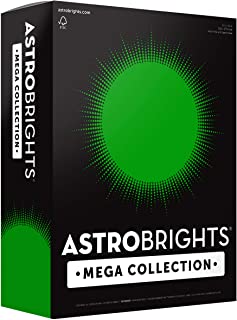 Photo 1 of Astrobrights Mega Collection, Colored Cardstock, Ultra Green, 320 Sheets, 65 lb/176 gsm, 8.5" x 11" - MORE SHEETS! (91678)