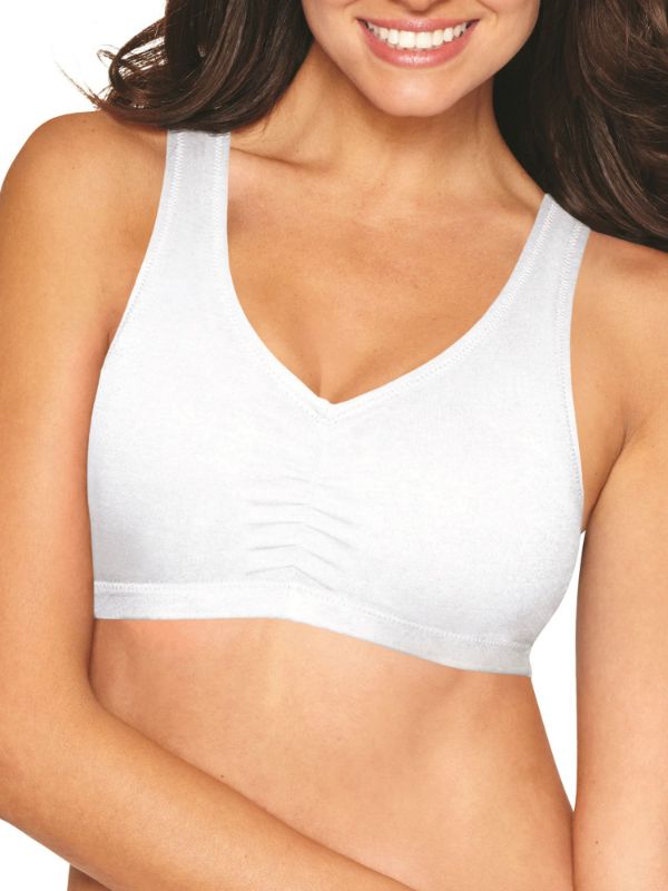 Photo 1 of HANES WOMEN'S SPORT BRA COTTON MEDIUM