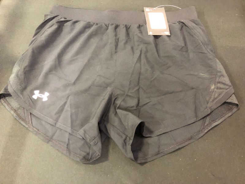 Photo 2 of Under Armour Fly By 2.0 Shorts Black/Black/Reflective SMALL

