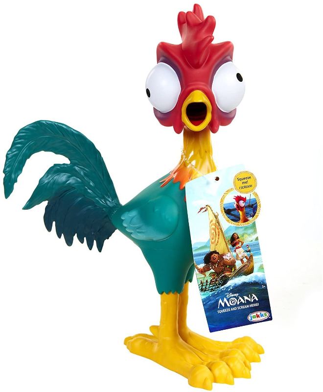 Photo 1 of Disney Moana Squeeze and Scream HeiHei Toy Figure
