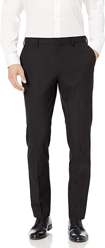 Photo 1 of Amazon Essentials Men's Slim-fit Wrinkle-Resistant Stretch Dress Pant 32x28
