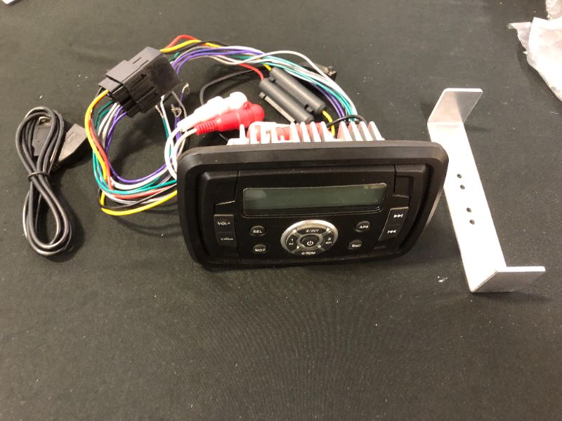 Photo 3 of 12V 180W Bluetooth Waterproof Marine Stereo MP3 AM FM Radio Receiver For ATV UTV BOAT