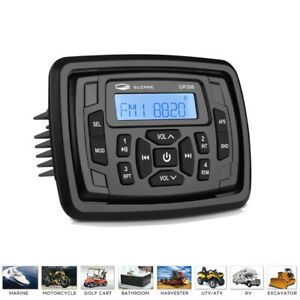 Photo 1 of 12V 180W Bluetooth Waterproof Marine Stereo MP3 AM FM Radio Receiver For ATV UTV BOAT