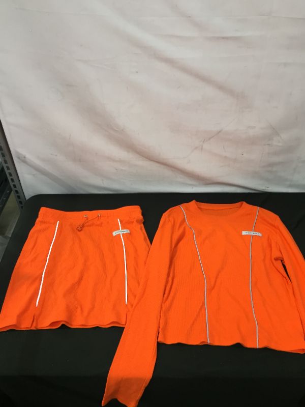 Photo 2 of lufeng set of 2 orange-- tag say size M ---run very small