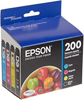 Photo 1 of EPSON T200 DURABrite Ultra Ink Standard Capacity Black & Color Cartridge Combo Pack (T200120-BCS) for select Epson Expression and WorkForce Printers (BOX OPEN)