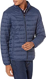 Photo 1 of Amazon Essentials Men's Lightweight Water-Resistant Packable Puffer Jacket SIZE MEDIUM